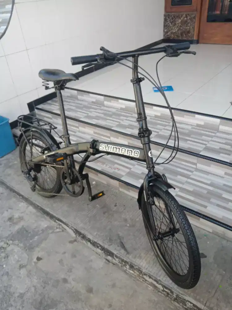 Sepeda Lipat BASIC PHOENIX 6 SPEED CUSTOM BAGUS UK.20 SIAP PAKE NEGO