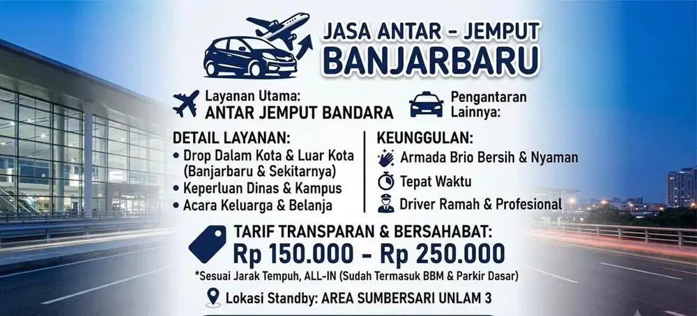 Antar jemput bandara