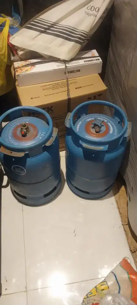 Tabung Blue Gas 5,5kg + Bright Gas 12kg