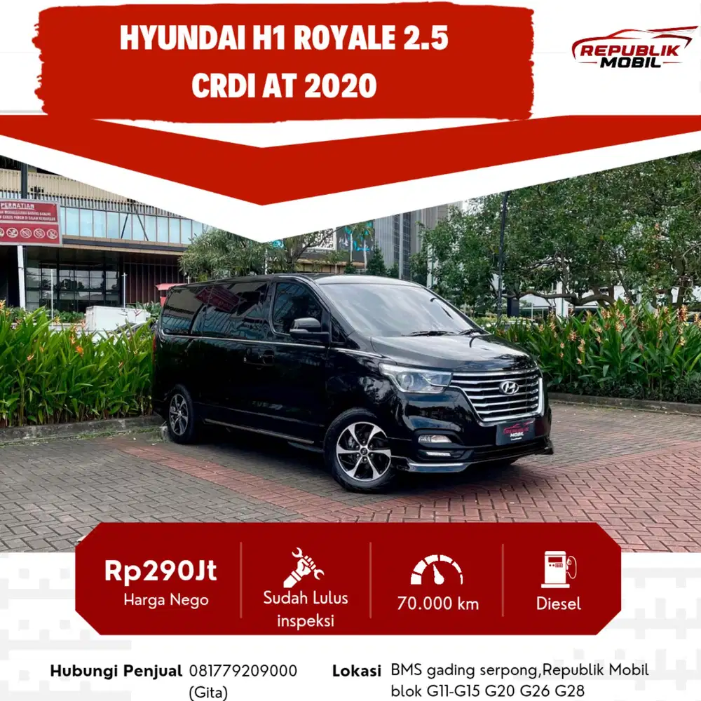 Hyundai H-1 Royale 2.5 CRDi AT (Diesel) 2020 KM LOW