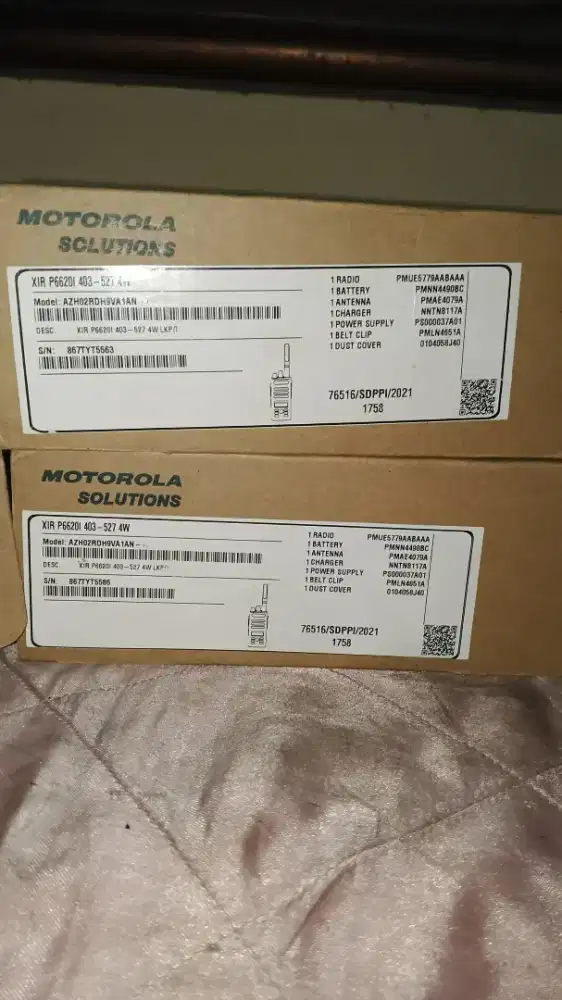 HT MOTOROLA XIR P6620I UHF 403-527MHZ