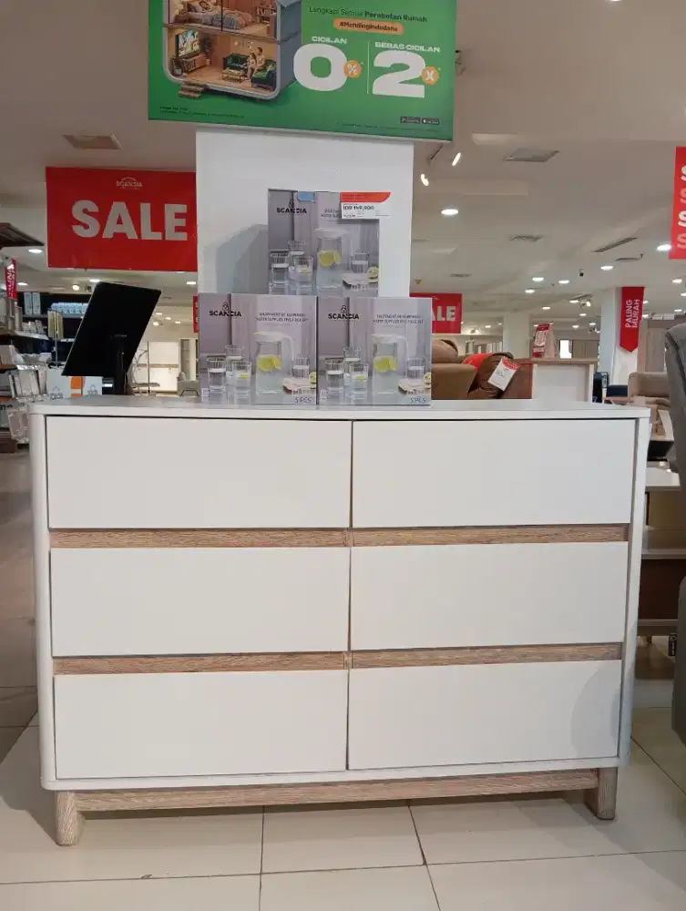 Lemari Chest 6 Drawer Theodore