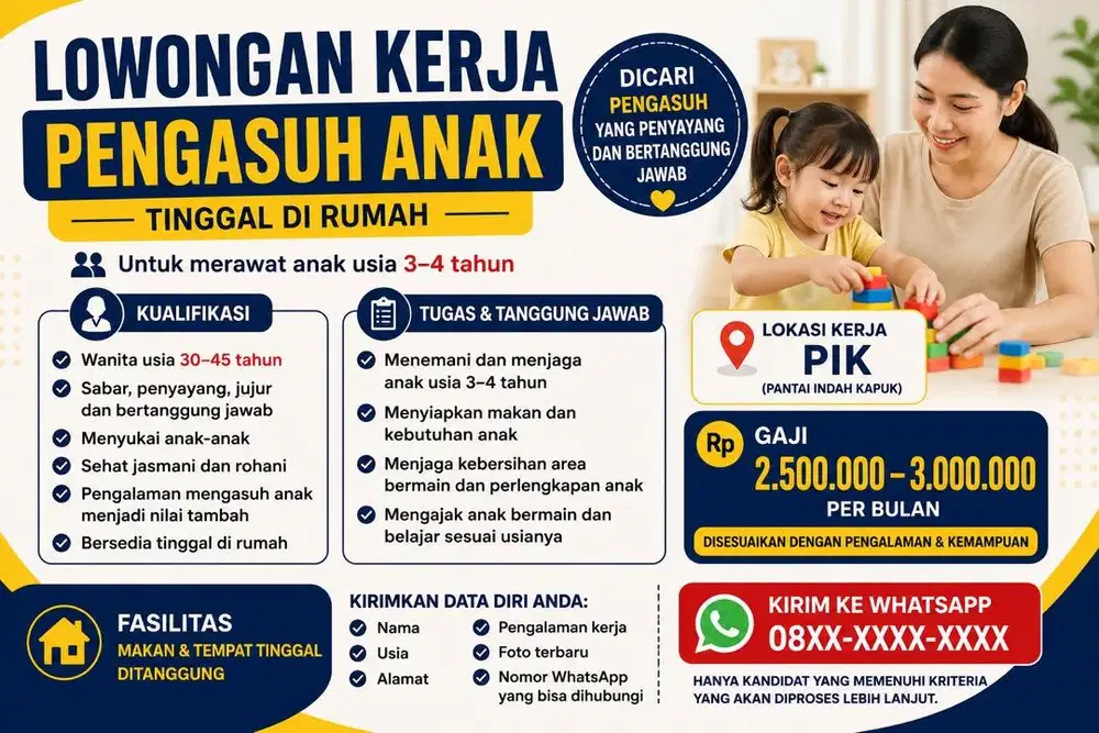 cari pengasuh anak