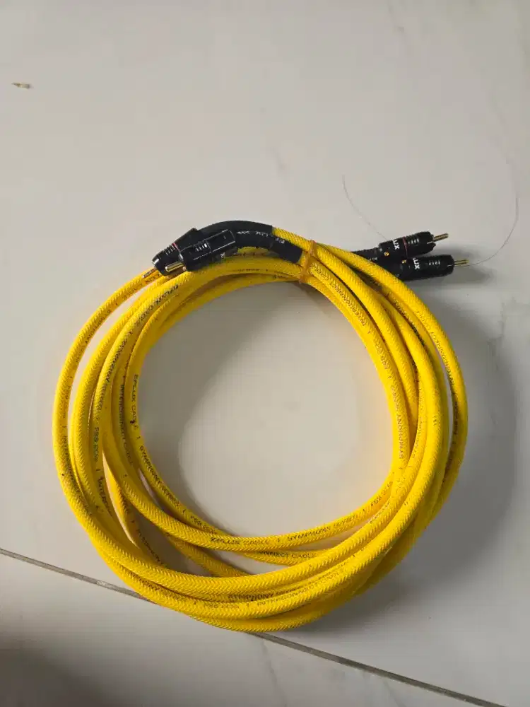 Kabel RCA Interkonek Flux Symphony FSS panjang 3 meter (1 pasang)