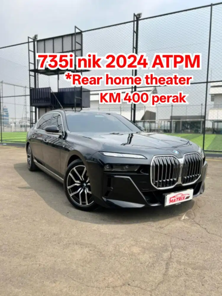 BMW 735i 2025 nik 2024 AT Matic atpm . Bmw 735 i home theater