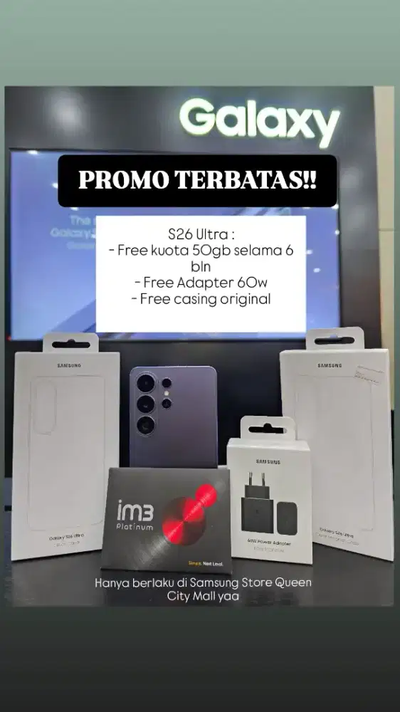 READY STOK S26 ULTRA 512GB VIOLET CICILAN 0% HINGGA 24 BULAN