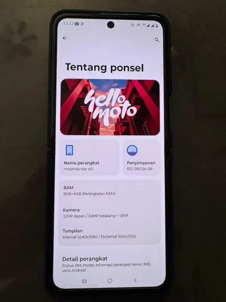 Dijual Motorola Razr 60