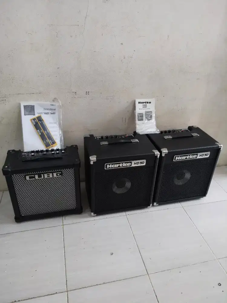 Ampli bas hartke dan ampli gitar roland