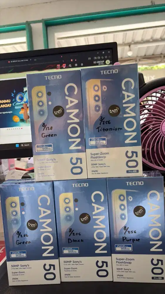 Tecno camon 50 new