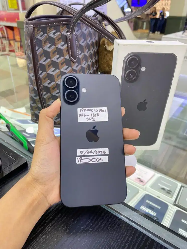 Iphone 16 plus 256 hitam ibox