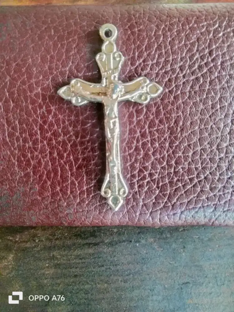 Pendant Crucifix Jesus Kristus Italy silver