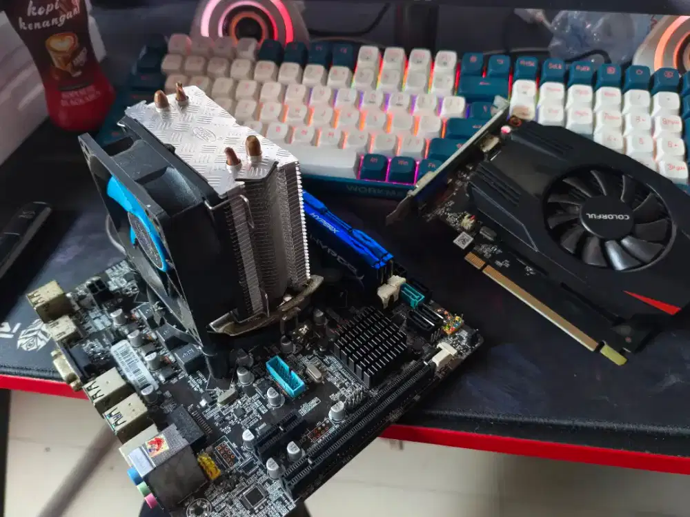 PART PC I5 3470, Motherboard b75 (H61+) MOBO, Ram 16GB, VGA GT 1030.