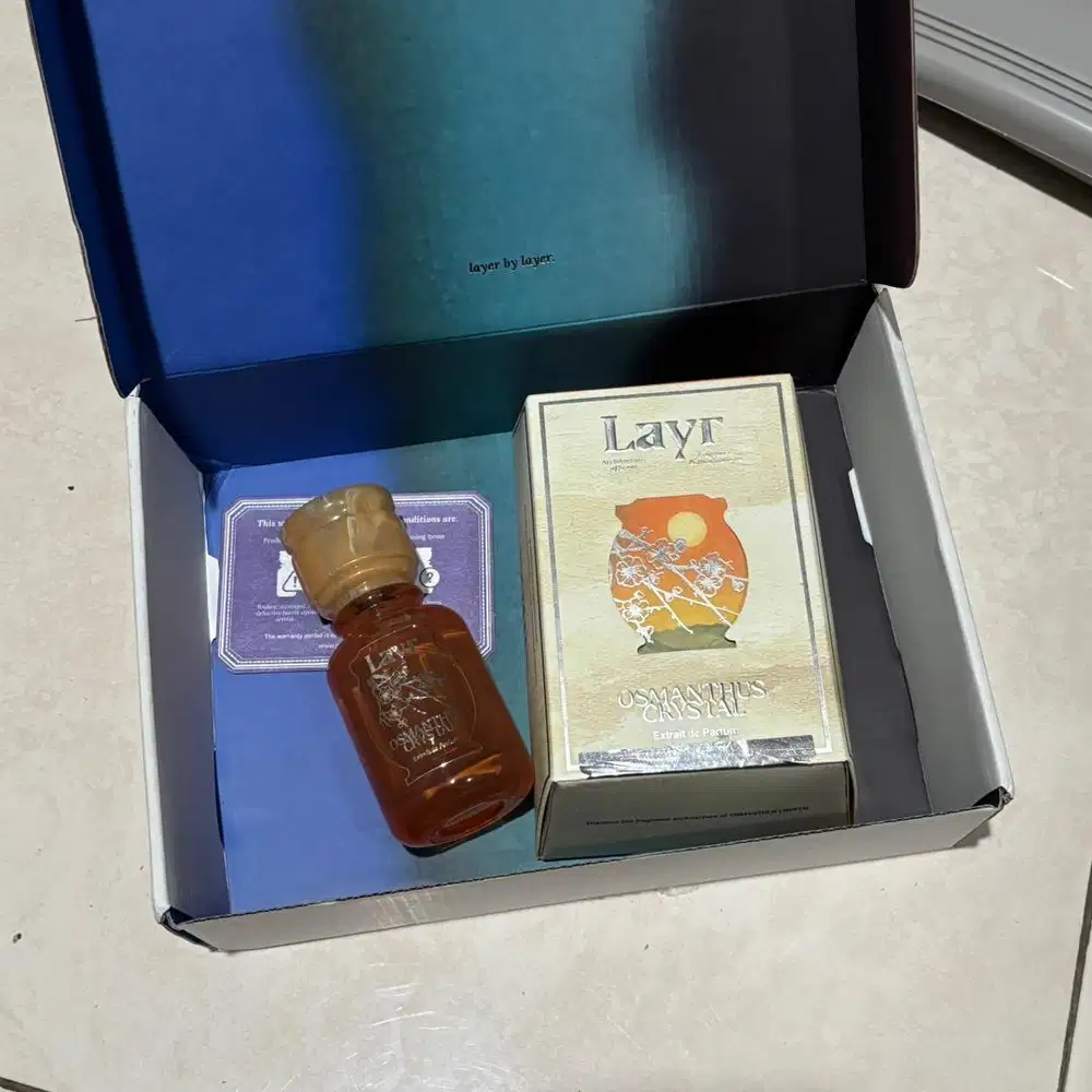 LAYR PERFUME (osmanthus crystal)