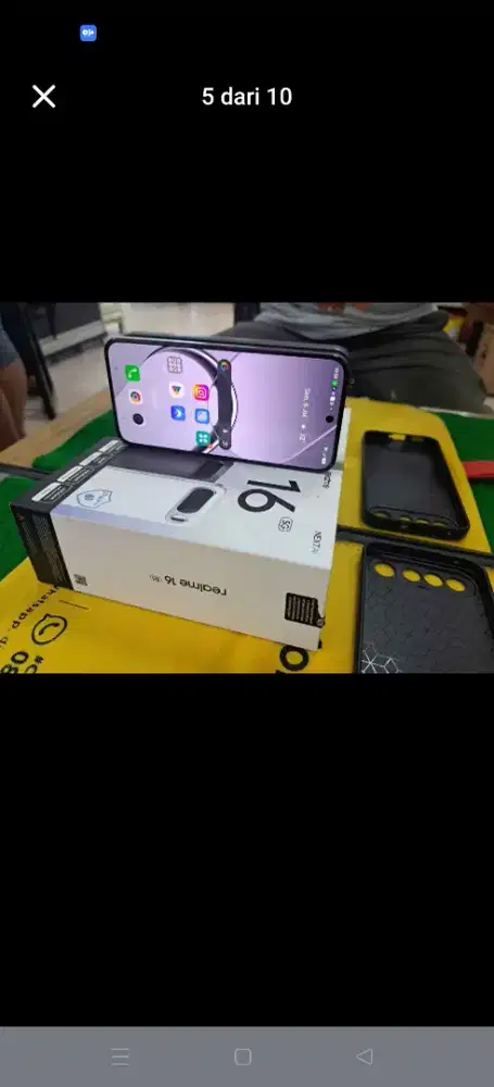 Realme 16 5G ram 12/256 GB mulus lengkap no minus