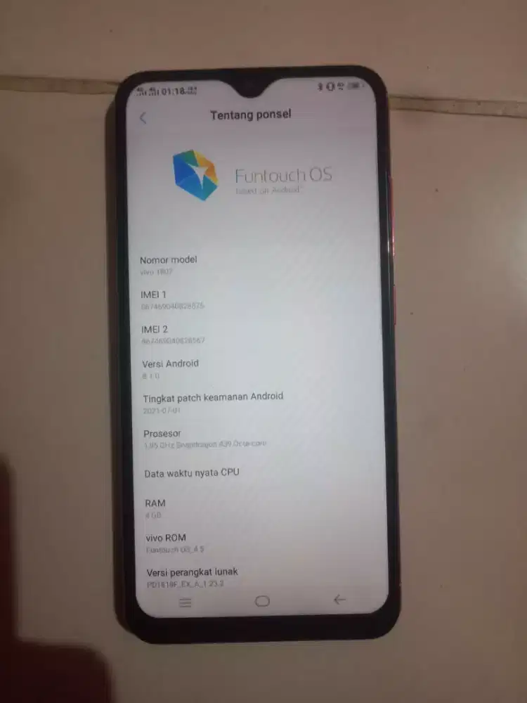 Vivo Y95 Batangan 4/32