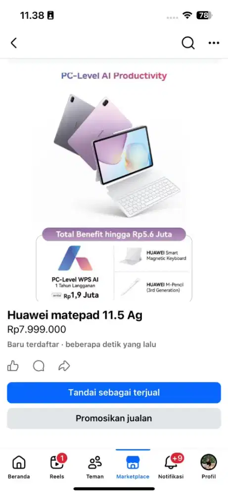 Huawei matepad 11.5 AG