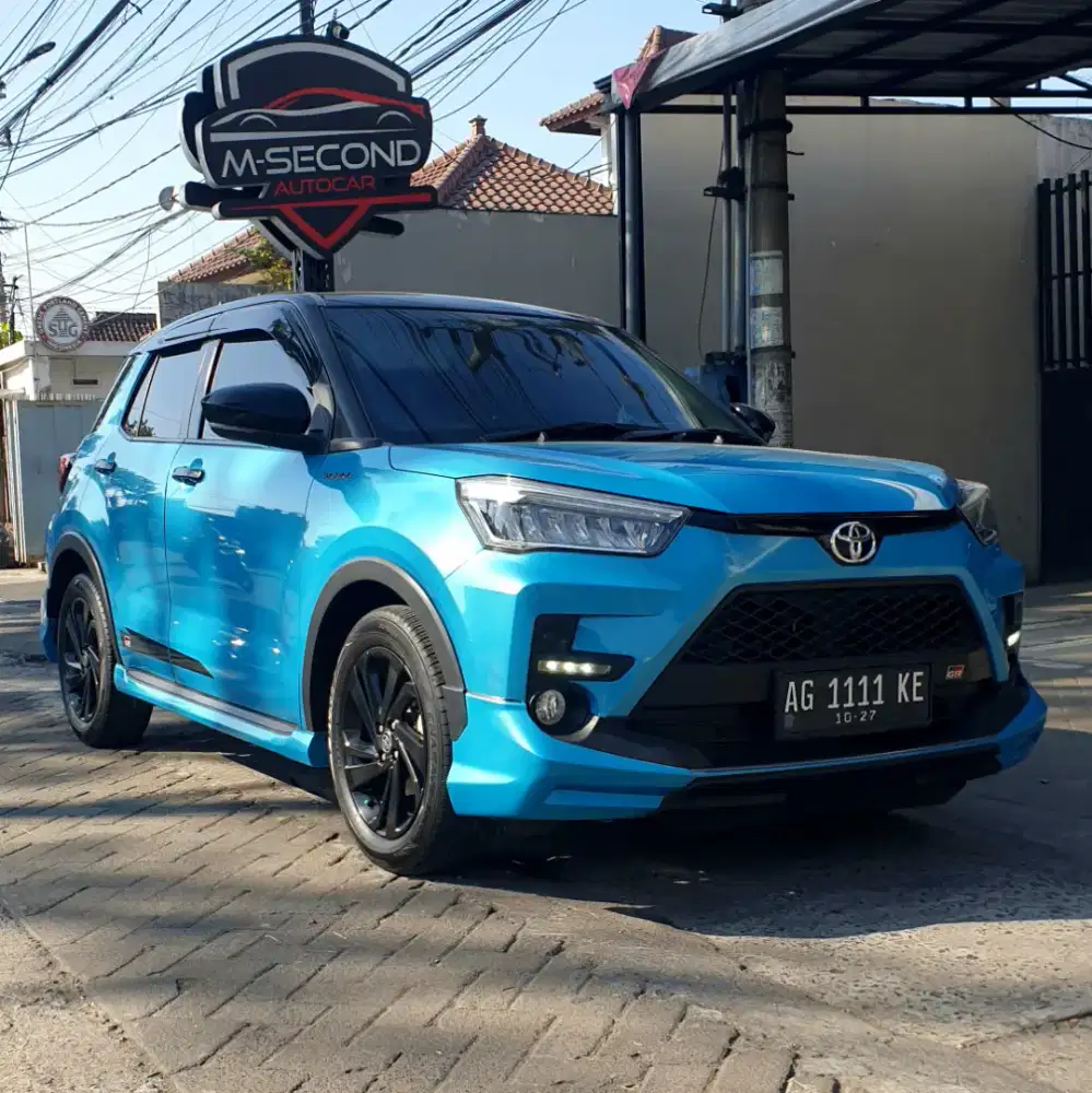 TOYOTA RAIZE GR SPORT 1.0 TURBO CVT 2022 Blue On Black 47ribu KM