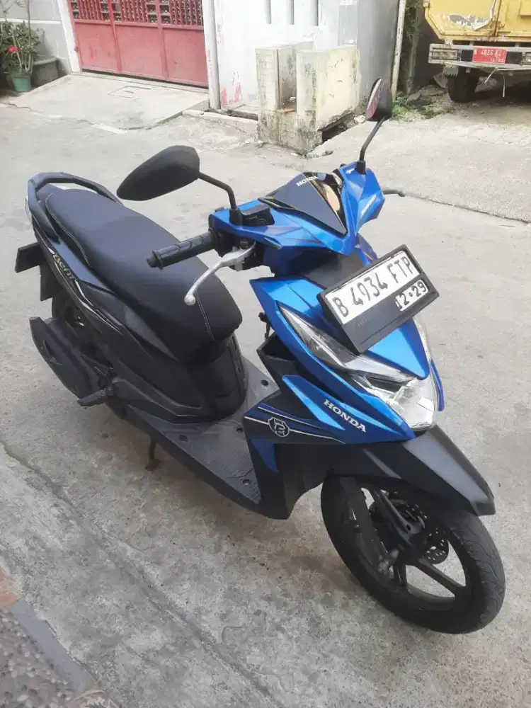 Honda Beat ECO 2019 Kilometer 29 Ribuan,Kunci masih 2,plat Bekasi Kab