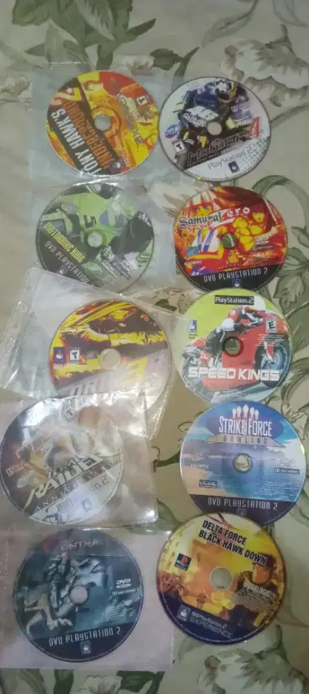 Kaset ps2 10kaset dvd game nego cod rungkut gan