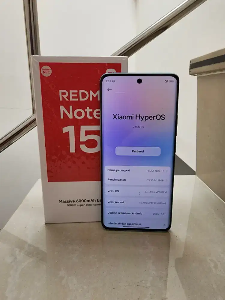 Xiaomi Redmi Note 15 4G Ram 8GB/Rom 256GB Hitam