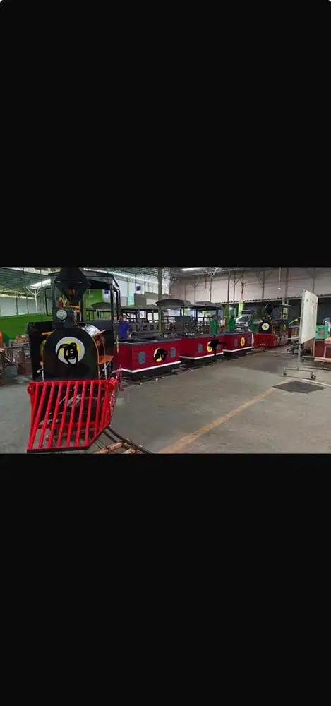 Kereta rel odong odong listrik