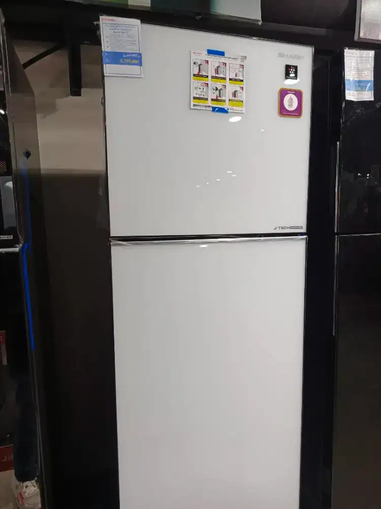 Kulkas 2 pintu sharp minimalis promo