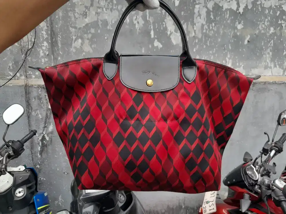 Handbag Longchamp Le Pliage Losange Medium Original