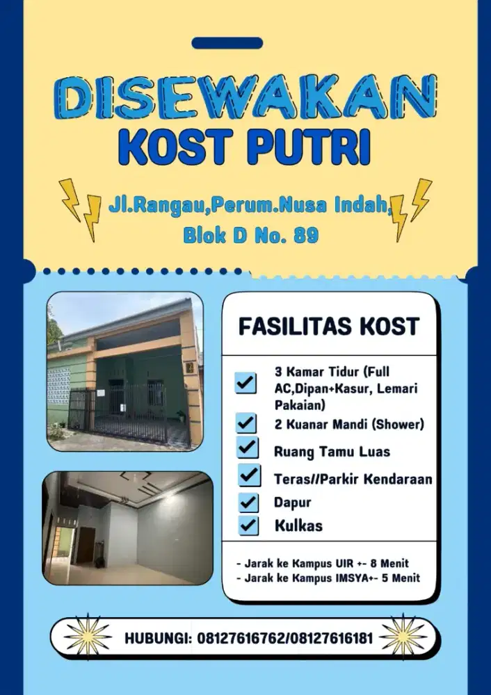 Disewakan Rumah