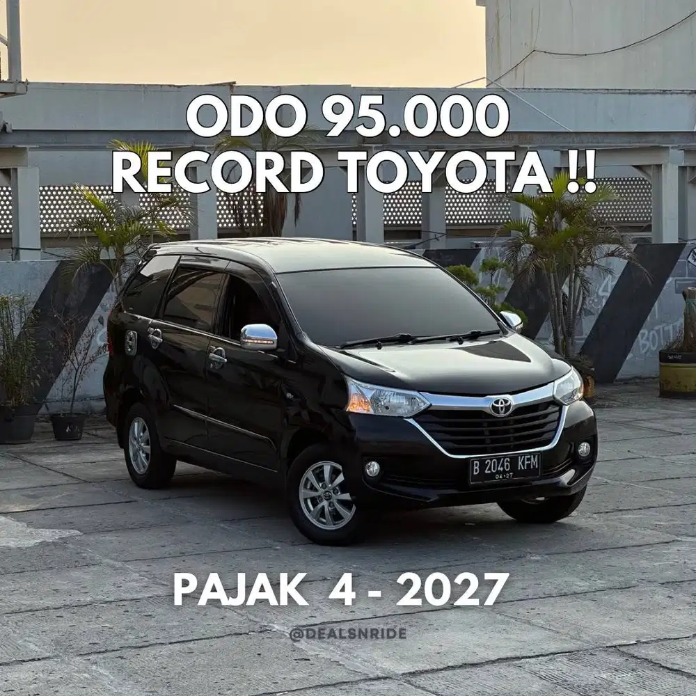 ODO 95.000 ANTIKK !! PAJAK 4/2027 TOYOTA AVANZA G 1.3 2017 MURAH MERIA