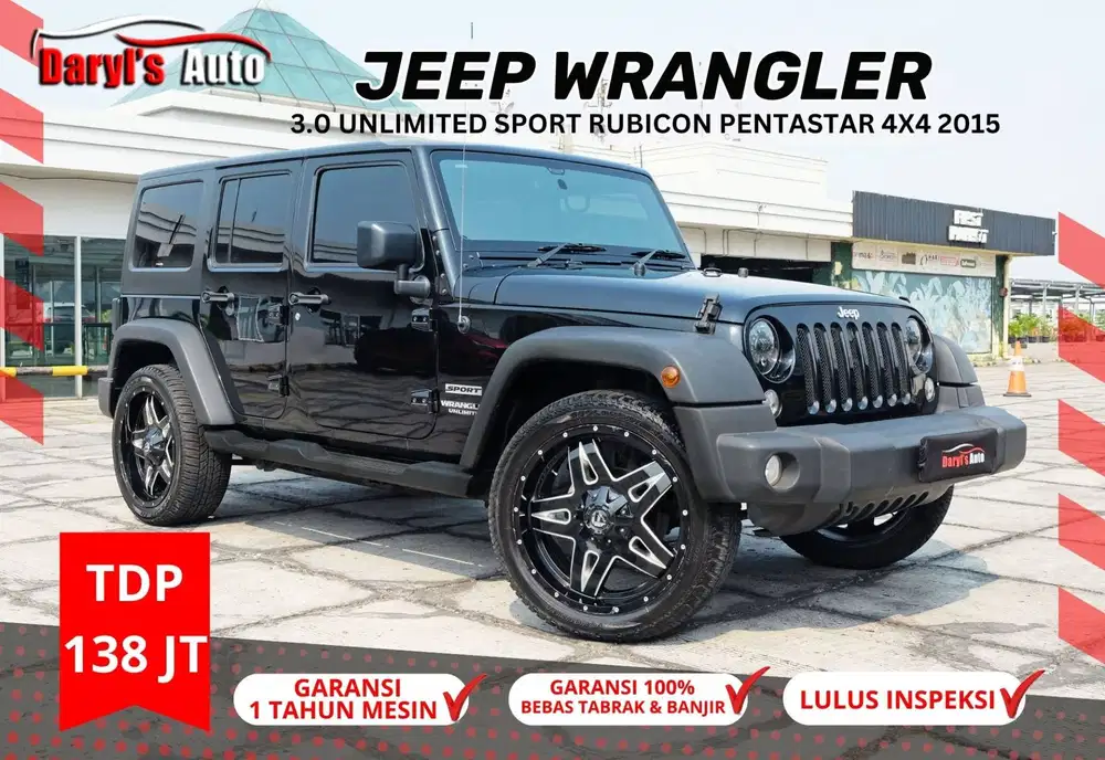 2015 JEEP Wrangler Unlimited Sport 3.0 Rubicon Pentastar 4X4 AT Tdp138