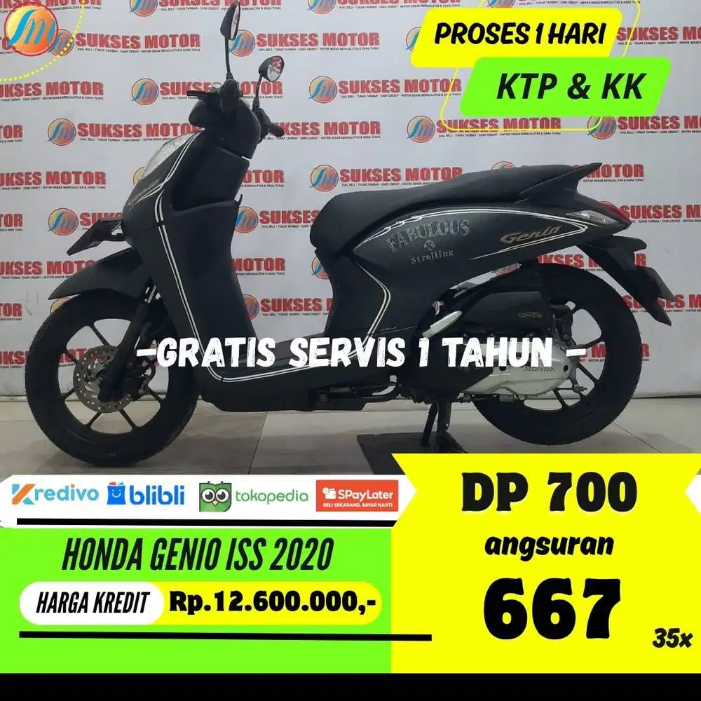 HONDA GENIO ISS 2020 KREDIT DP 700RIBU ANGSURAN SANGAT RINGAN