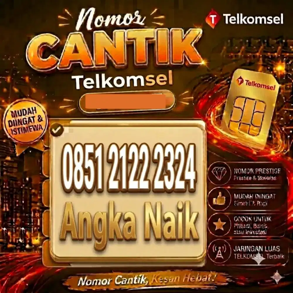 NOMOR CANTIK TEKOMSEL 12 ANGKA SIMPATI ANGKA NAIK