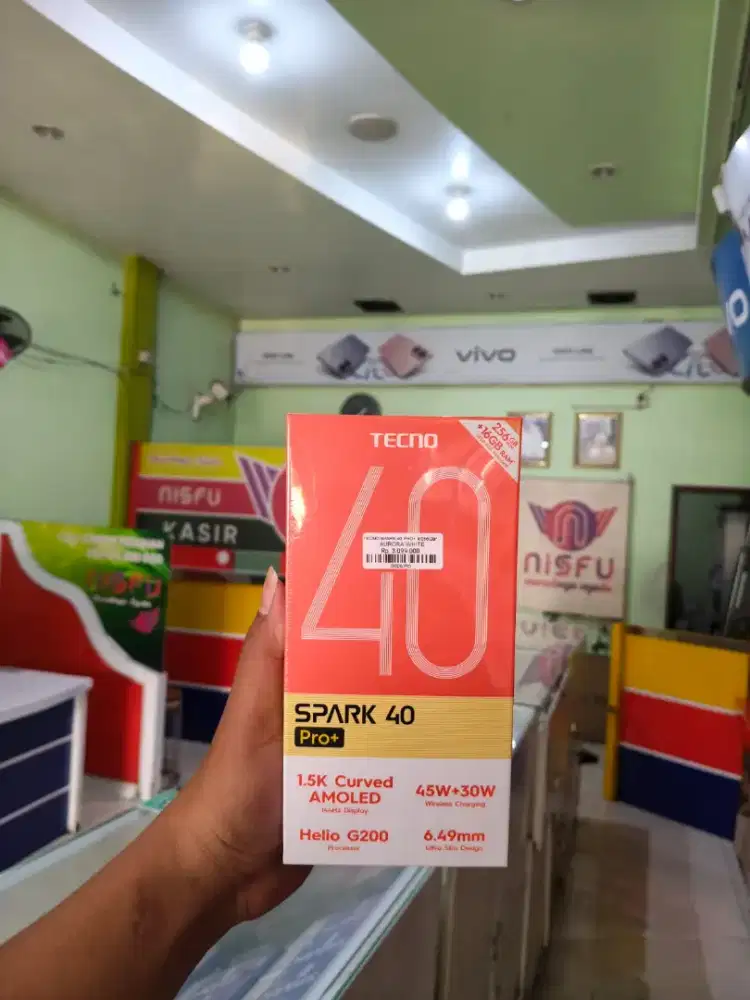 TECNO Spark 40 Pro+ 8/256GB Garansi Resmi Baru Segel