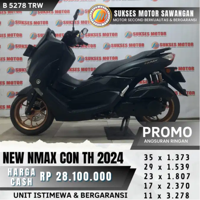 ISTIMEWA YAMAHA NEW NMAX CON TH 2024 KEYLES MULUS BISA CASH KREDIT