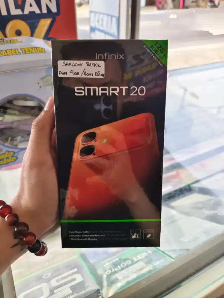 Infinix Smart 20 4+4GB/128GB Original - Smartphone Murah Berkualitas