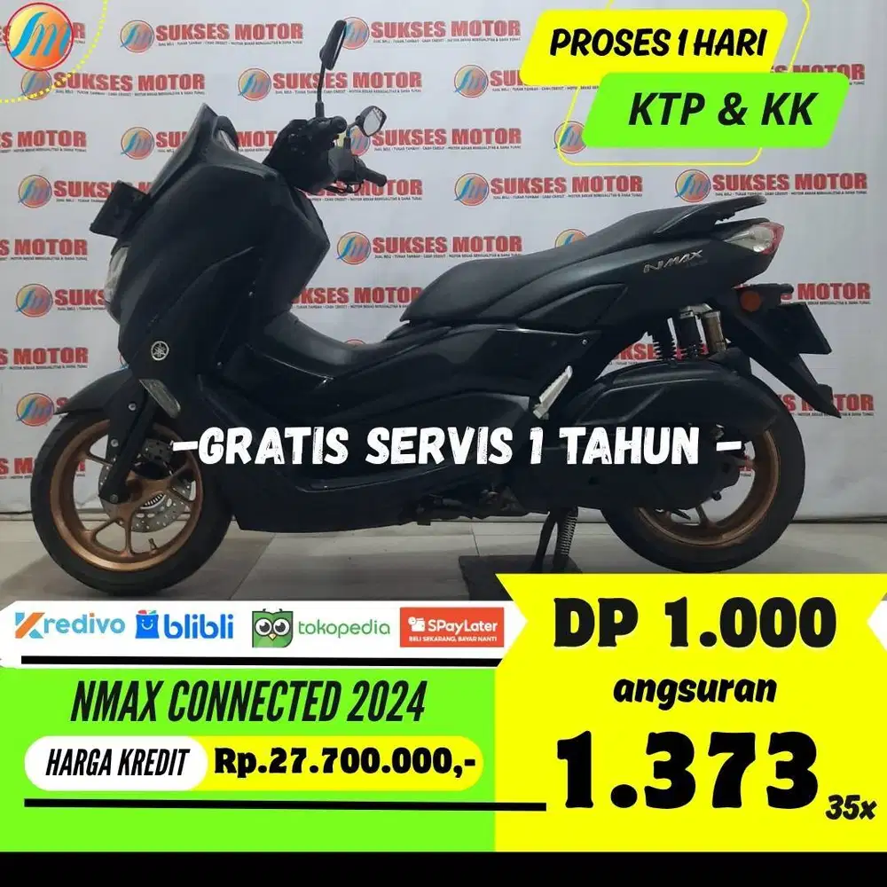 YAMAHA NMAX CONNECTED 2024 KREDIT DP 1JUTA ANGSURAN RINGAN BERGARANSI