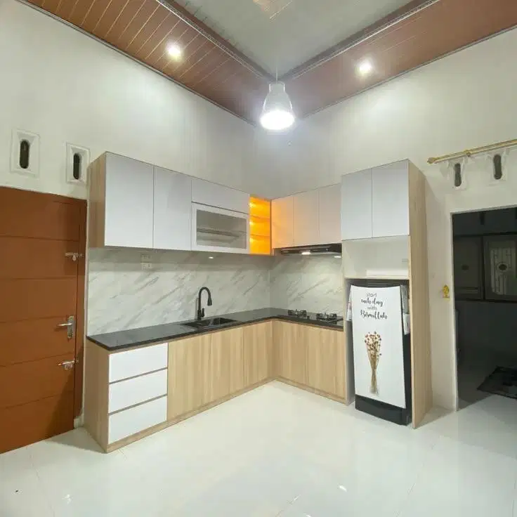 Custom kitchen set minimalis wardrobe bedroom set dan livingroom set