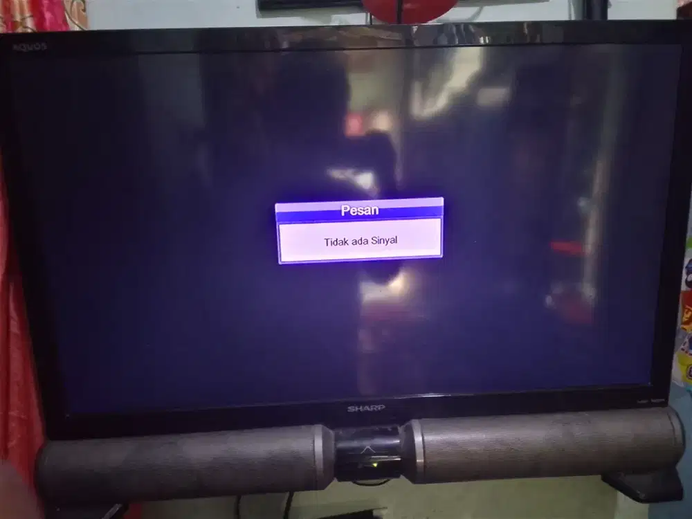 Jual televisi Sharp Aquos +set top box
