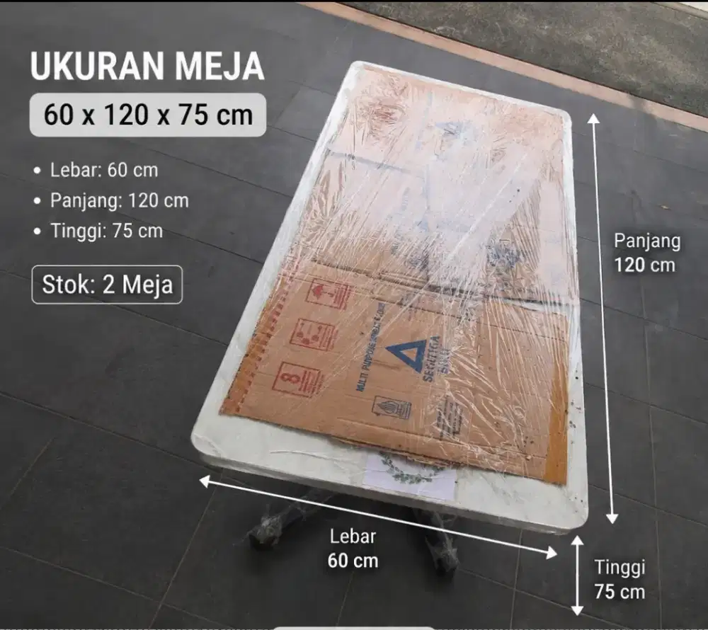 Meja ( Lebar 60 panjang 120 tinggi 75 )