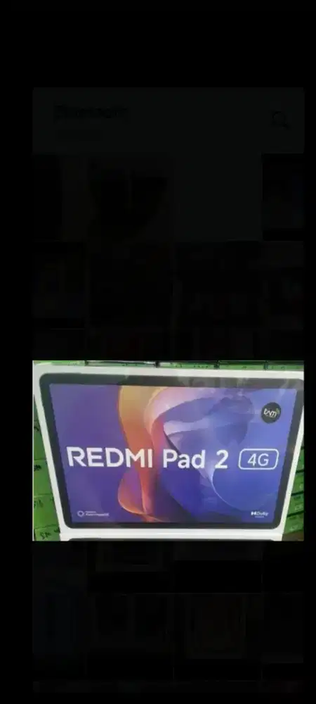 Tablet Xiaomi redmi pad 2 4G 256gb SIM card sinyal 4G LTE layar 11 in