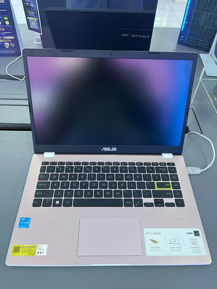 Laptop Pink Asus Vivobook 14 N4500 RAM 8GB SSD 256GB Win 11