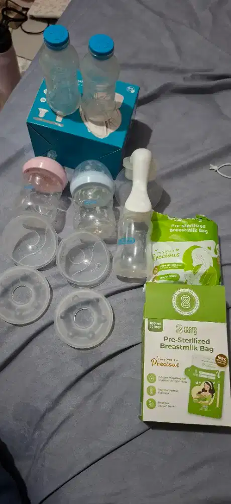 Pumping dan botol susu