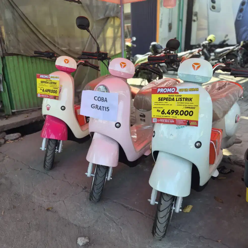Promo spesial YADEA YUANQI khusus hari weekend