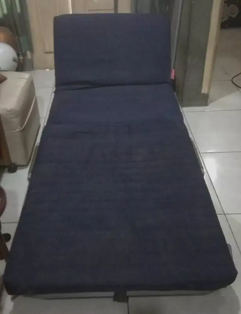 TEMPAT TIDUR BESI LIPAT(100X200)Tebal 5 Cm BAGUS EMPUK&NORMAL #BEK-UT#