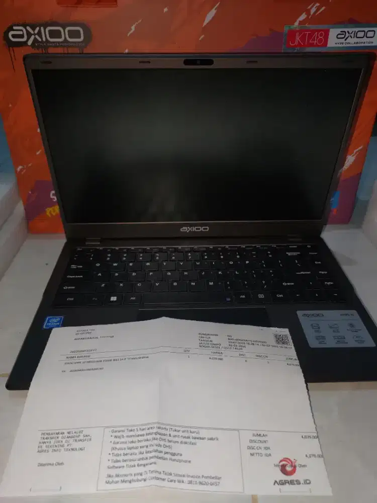 LAPTOP MURAH AXIOO HYPE 10 N4020 8GB 256GB  W10/W11 14 HD