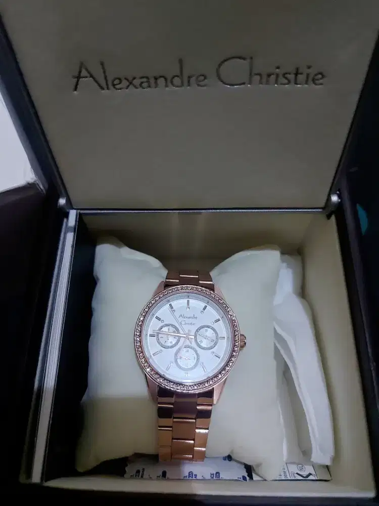 JAM TANGAN ALEXANDRE CHRISTIE TYPE AC 2A46 (ROSEWHITE)