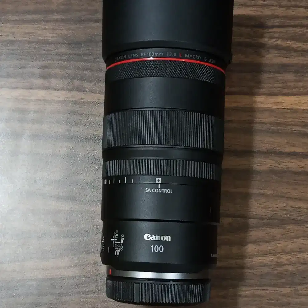 LENSA CANON RF 100MM F2.8 MULUS LIKENEW FULLSETBOX GARANSI DS ON