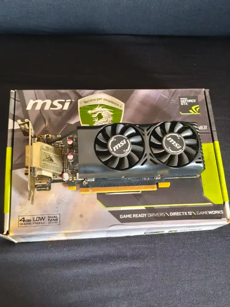MSI Geforce GTX 1050TI Low Profile (LP) 4GB DDR5