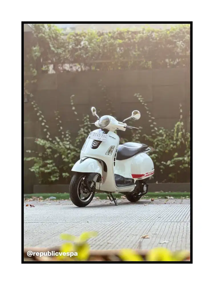 TERMURAH PIAGGIO VESPA GTS 150 3V TAHUN 2014 WARNA MONTE BIANCO