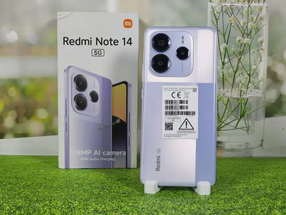 Xiaomi NOTE 14 5G NFC Ram 12GB Rom 512GB mulus 99% fullset istimewa